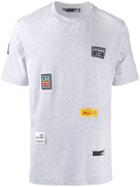 Love Moschino Logo Patch Crew Neck T-shirt - Grey