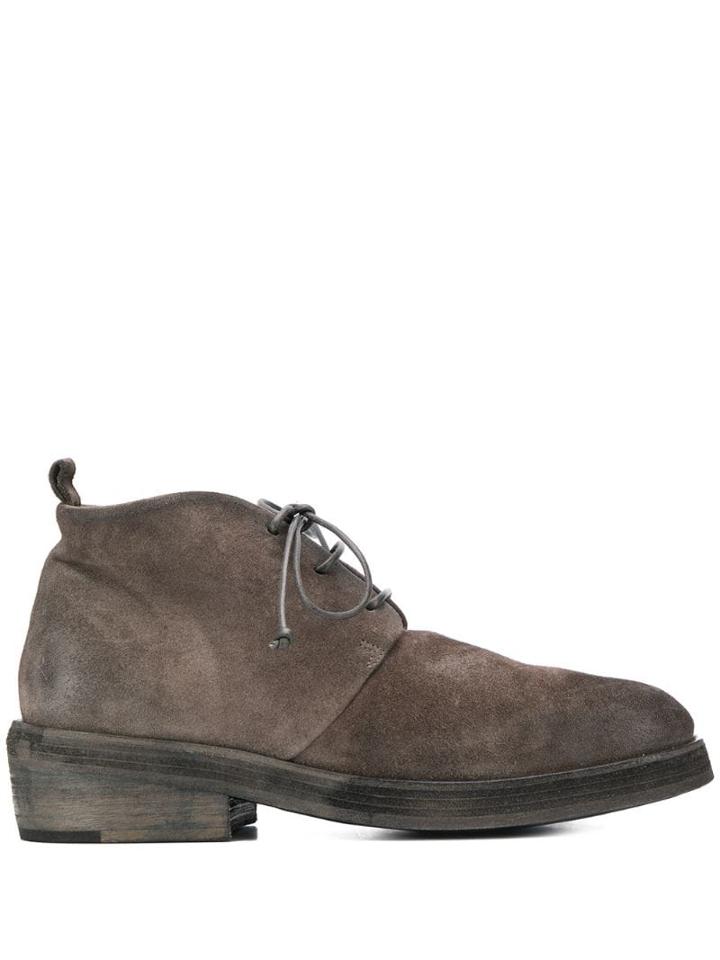 Marsèll Lace Up Ankle Boots - Grey