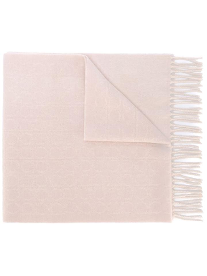 Salvatore Ferragamo Plain Scarf, Women's, Nude/neutrals, Cashmere