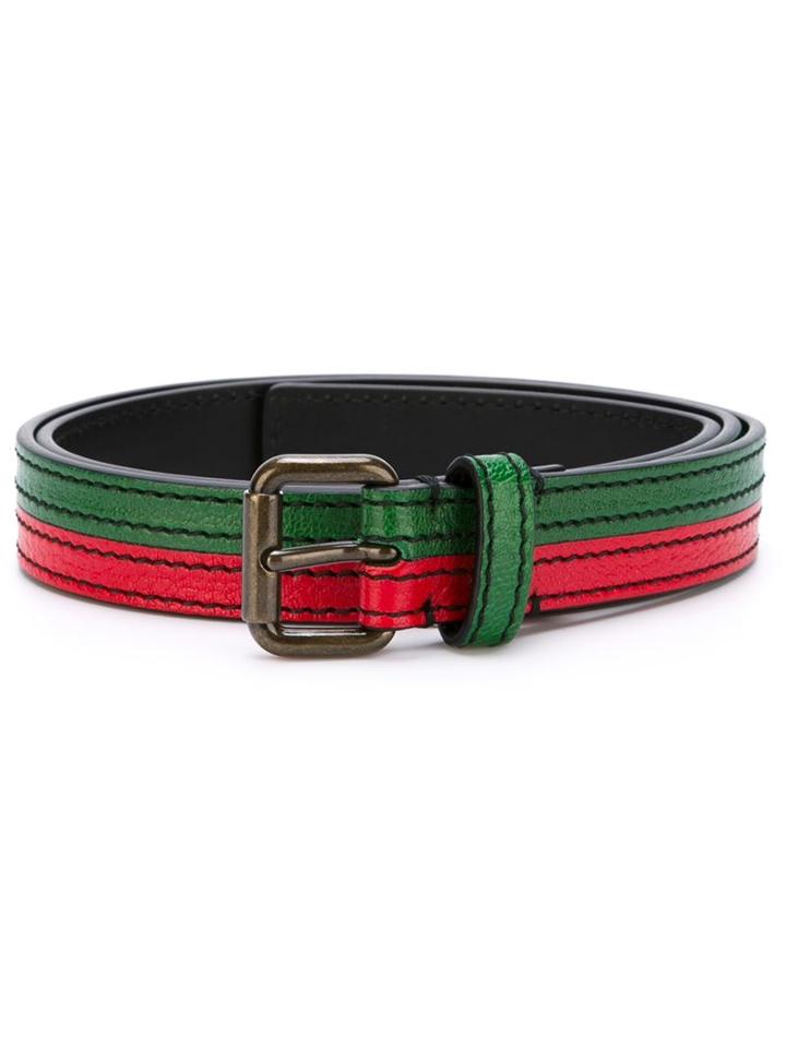 Tomas Maier Bicolour Buckle Belt