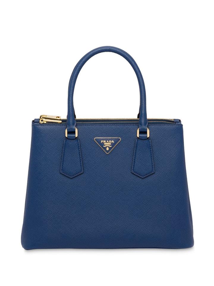 Prada Galleria Top Handle Bag - Blue