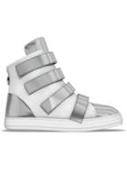 Myswear Bond Hi-top Sneakers, Men's, Size: 40, White, Leather/rubber