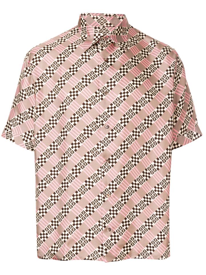 Fendi Damier Print Shirt - Multicolour