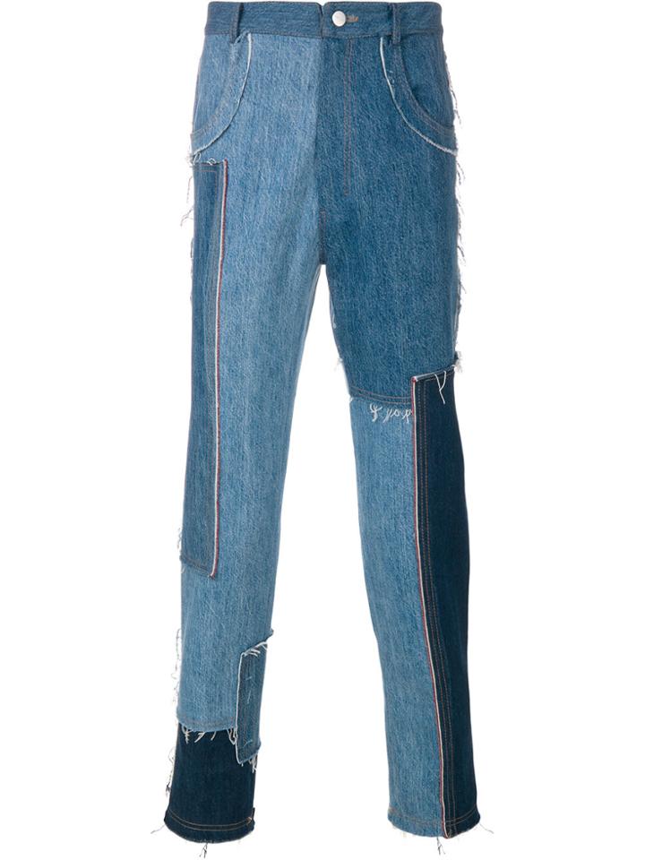 Damir Doma Paco Patch Trousers - Blue