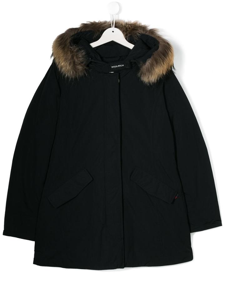 Woolrich Kids Luxury Arctic Parka Coat - Blue