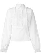 Dolce & Gabbana Frill Detail Shirt - White