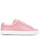 Stuart Weitzman Embellished Sole Sneakers - Pink & Purple