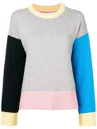 Pringle Of Scotland Colour-block Cashmere Sweater - Grey