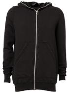 Rick Owens Drkshdw Zipped Hoodie, Men's, Size: Small, Black, Cotton