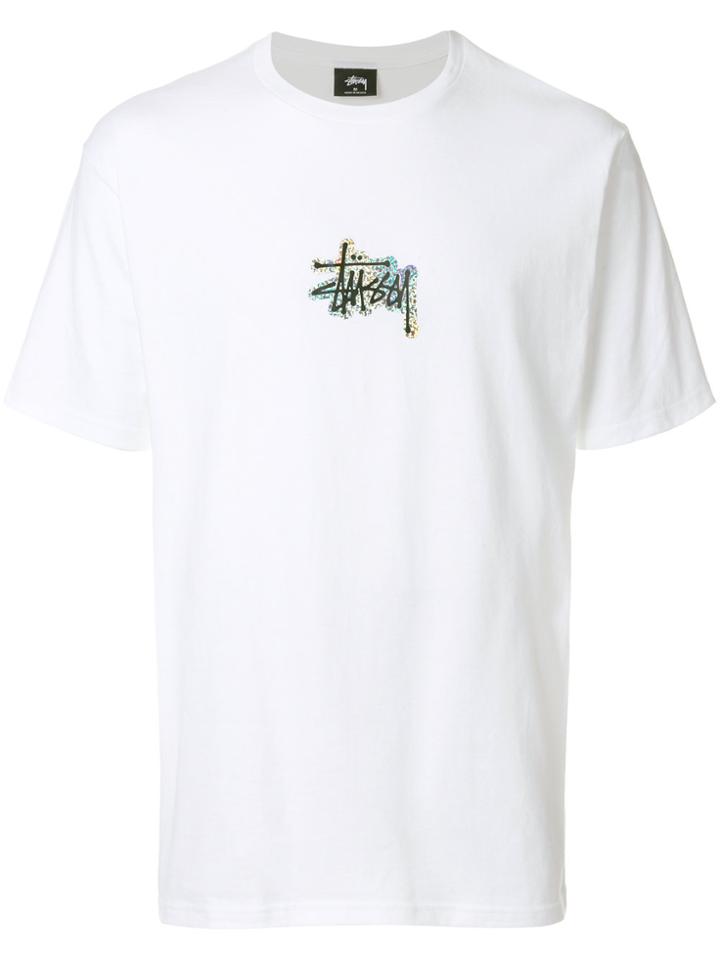 Stussy Holographic Logo T-shirt - White