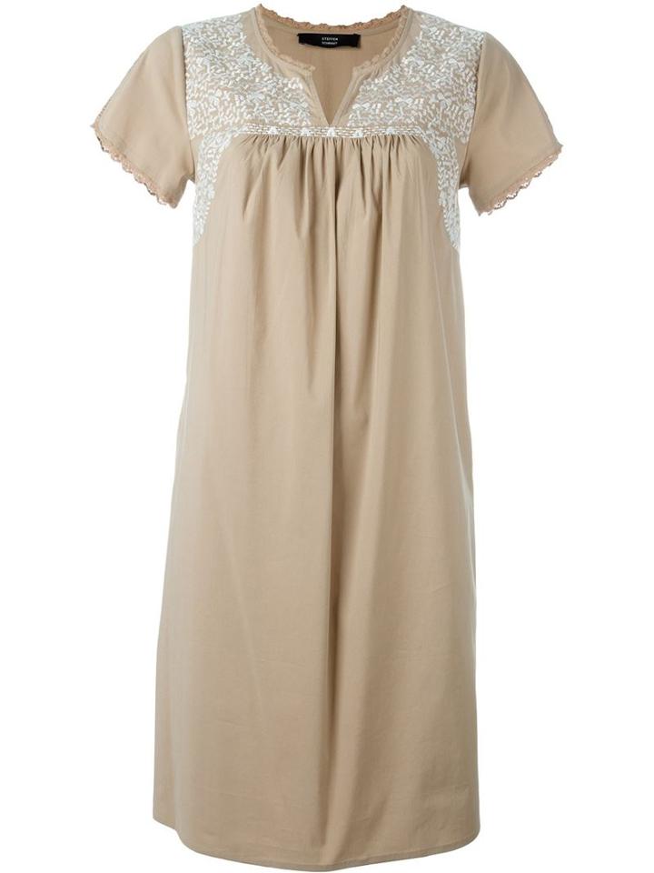 Steffen Schraut Embroidery Detail Dress