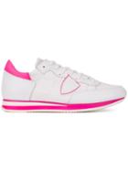 Philippe Model Tropez - Mondial Neon Veau Sneakers - White