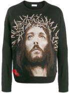 Ih Nom Uh Nit Jesus Print Jumper - Black