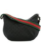 Gucci Vintage Gg Pattern Shelly Bag - Black