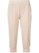 Atm Anthony Thomas Melillo - Cropped Trousers - Women - Cotton/polyester - L, Pink/purple, Cotton/polyester