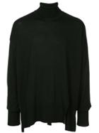 Wooyoungmi Oversized Roll Neck Sweater - Black