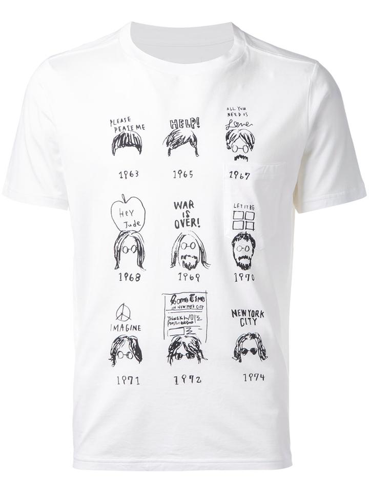 The Soloist - Printed T-shirt - Men - Cotton - 46, White, Cotton