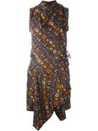 Isabel Marant 'tabby' Wrap Dress, Women's, Size: 38, Black, Silk
