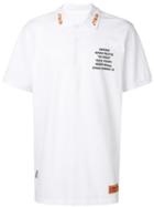Heron Preston Graphic Print Polo T-shirt - White