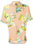 Gitman Pre-owned Japan Print Shirt - Orange
