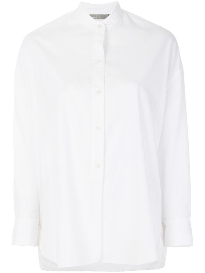 Vince Mandarin Shirt - White
