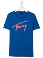Tommy Hilfiger Junior Embroidered Logo T-shirt - Blue