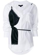 Alexander Wang Deconstructed Wrap Shirt - White