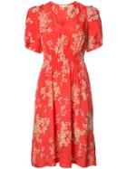 Rebecca Taylor Printed Silk Dress, Women's, Size: 2, Red, Silk