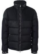 Moncler 'arcs' Padded Jacket, Men's, Size: 2, Black, Feather Down/polyamide/wool