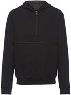 Prada Techincal Fleece Hoodie - Black