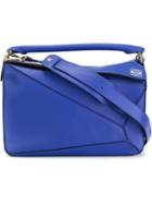 Loewe 'puzzle' Tote, Women's, Blue, Calf Leather