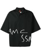 Oamc Sprayed Effect Logo Shirt - Black
