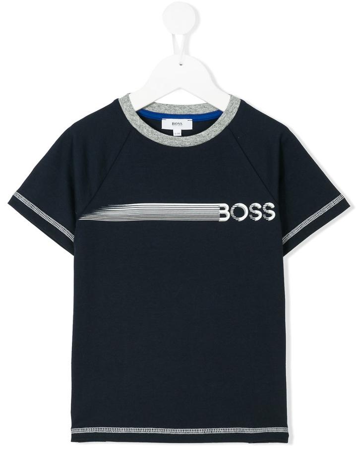 Boss Kids - Logo Print T-shirt - Kids - Cotton - 6 Yrs, White