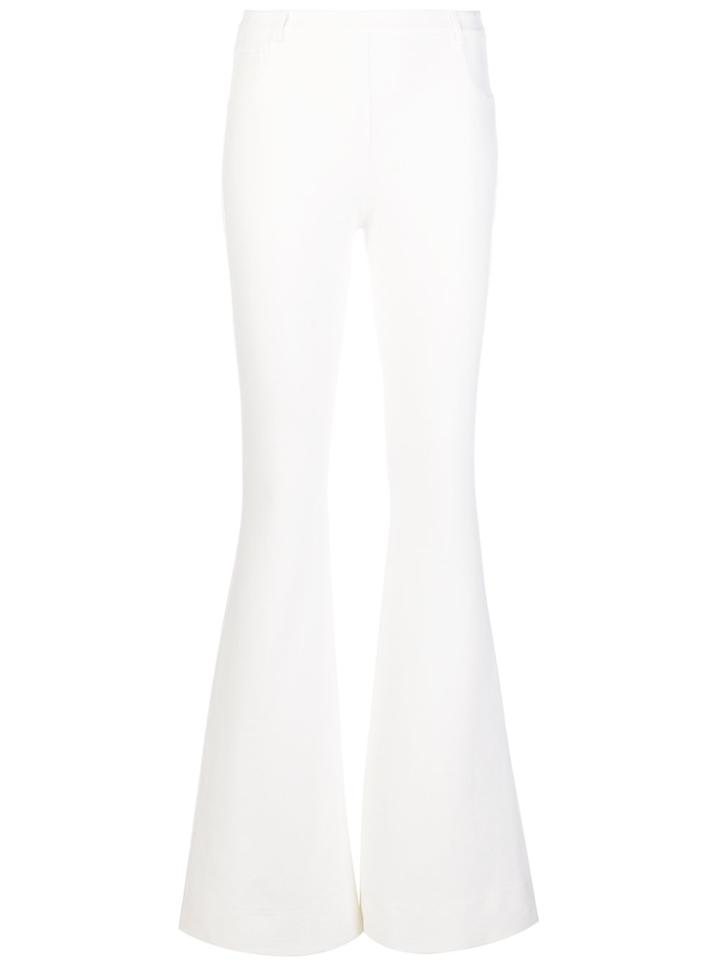 Blumarine Classic Flared Trousers - White