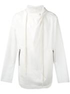 Lost & Found Ria Dunn - Sprint Hooded Jacket - Men - Cotton/polyurethane - L, White, Cotton/polyurethane