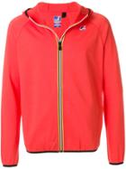 K-way Le Vrai Victor Zipped Hoodie - Red