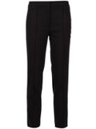 Adam Lippes Cigarette Pants, Women's, Size: 4, Black, Silk/cotton/spandex/elastane/wool