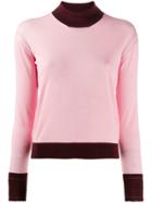 Golden Goose Contrast Trim Jumper - Pink