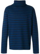 Gosha Rubchinskiy Striped Roll Neck Jumper - Blue