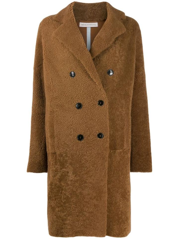 Inès & Maréchal Double-breasted Coat - Neutrals