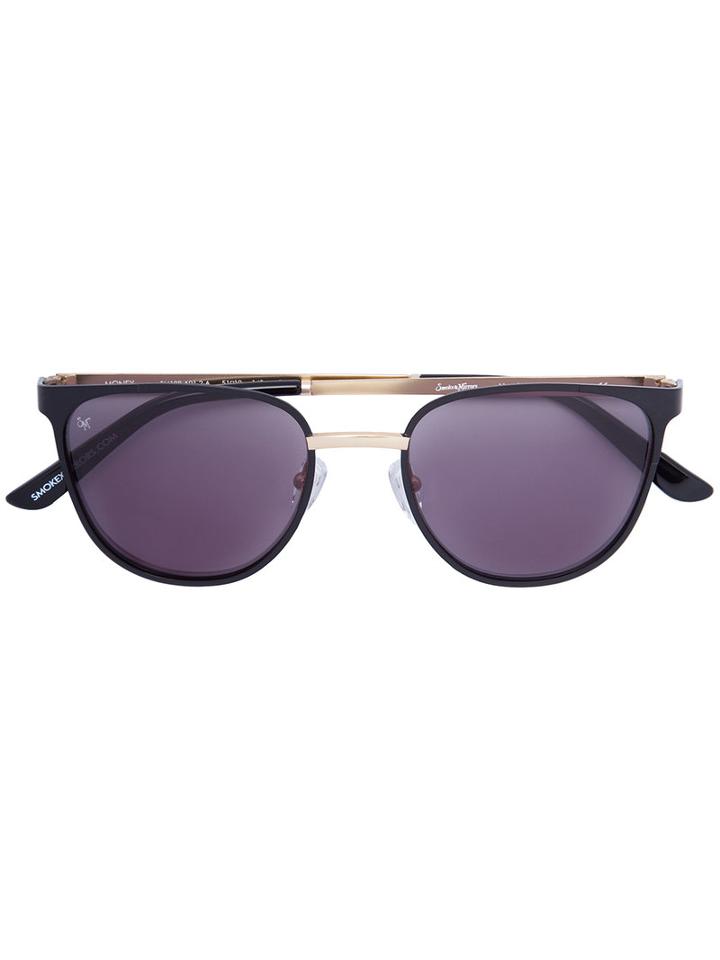 Smoke X Mirrors Money Sunglasses, Women's, Black, Acetate/stainless Steel