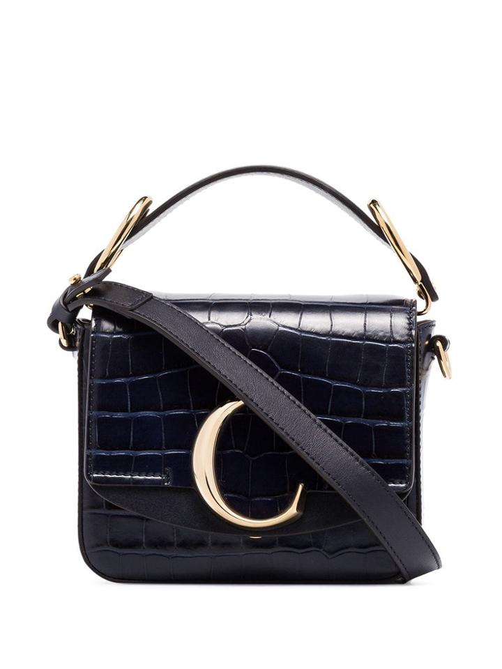 Chloé Mini C Shoulder Bag - Blue