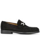 Salvatore Ferragamo Gancio Bit Moccasins - Black