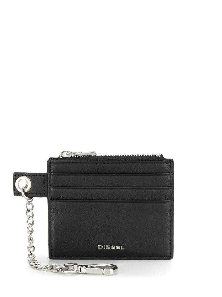 Diesel Cardholder With Chain - Black