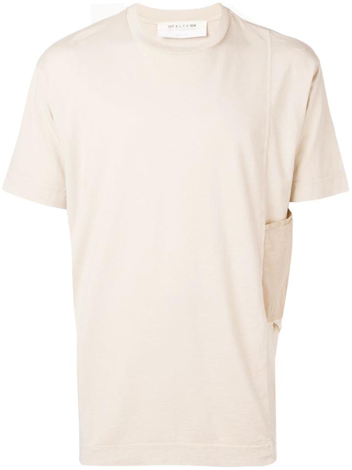 1017 Alyx 9sm Concealed Pocket T-shirt - Neutrals