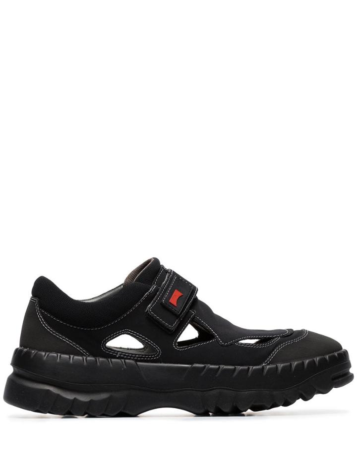 Camper Lab X Kiko Kostadinov Black Velcro Strap Trainers