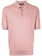 Dolce & Gabbana Henley Polo Shirt - Pink