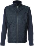 Aztech Mountain Quilted Zipped Jacket - Blue