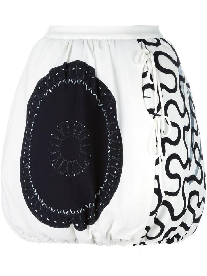 J.w.anderson Side Tie Drawstring Hem Skirt