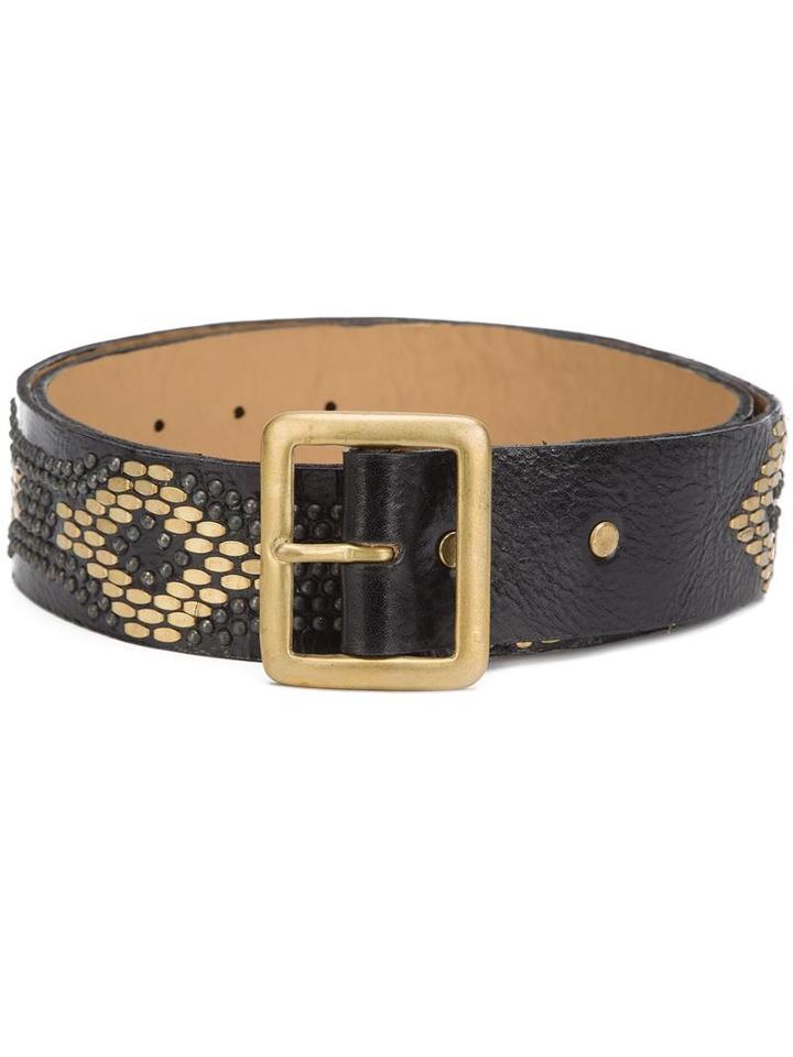 Calleen Cordero 'chia' Belt, Women's, Size: 90, Black, Leather
